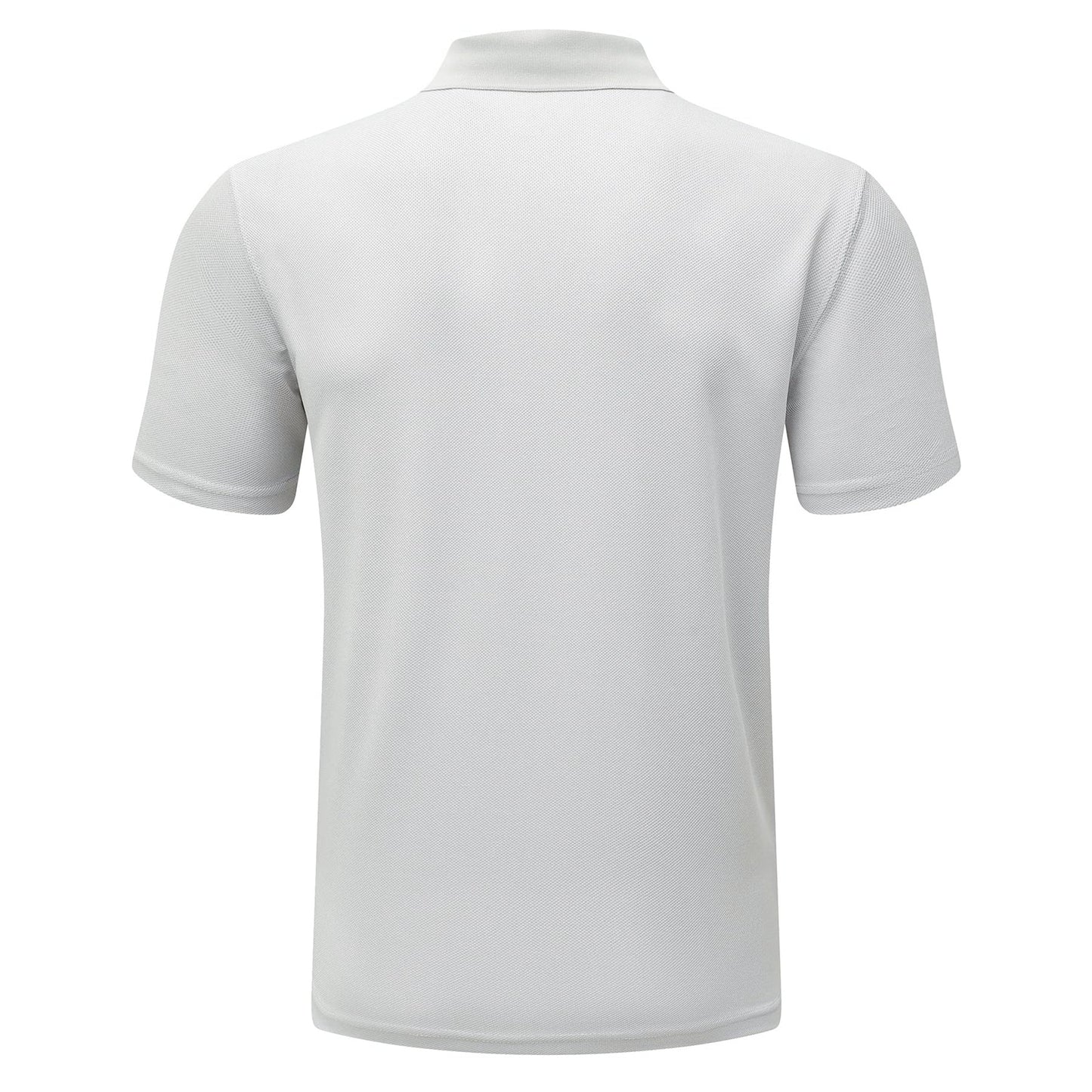 Men's Light Gray Short Sleeve Polo